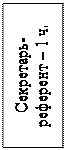 Надпись: Секретарь- рефе-рент – 1 ч.